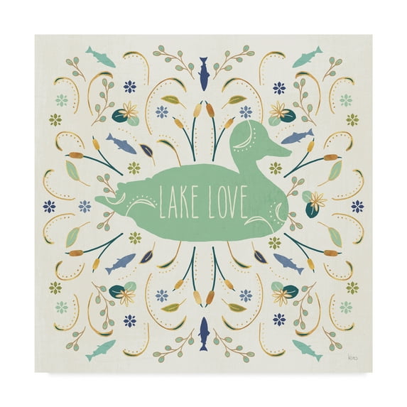 Trademark Fine Art 'Otomi Lake II' Canvas Art by Veronique Charron