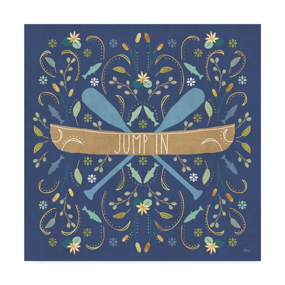 Trademark Fine Art 'Otomi Lake III Dark' Canvas Art by Veronique Charron