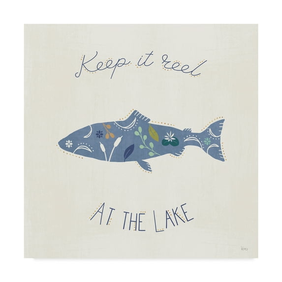 Trademark Fine Art 'Otomi Lake IX' Canvas Art by Veronique Charron