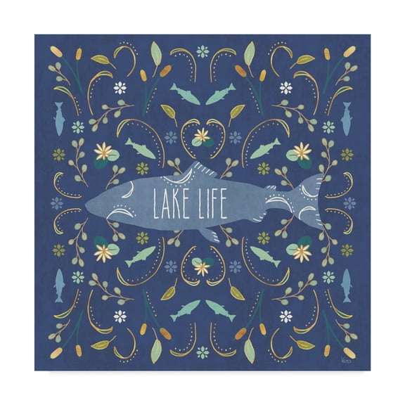 Trademark Fine Art 'Otomi Lake V Dark' Canvas Art by Veronique Charron