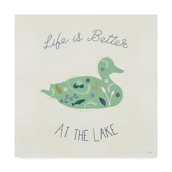 Trademark Fine Art 'Otomi Lake VI' Canvas Art by Veronique Charron