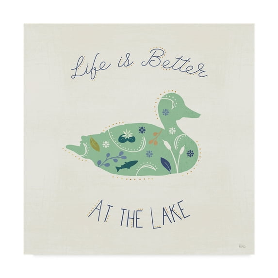 Trademark Fine Art 'Otomi Lake VI' Canvas Art by Veronique Charron