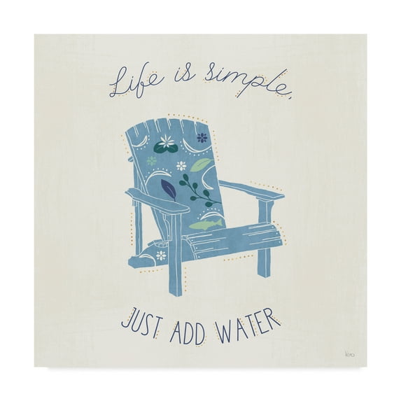 Trademark Fine Art 'Otomi Lake VIII' Canvas Art by Veronique Charron