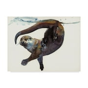 Trademark Fine Art 'Otter Study II Talisker' Canvas Art by Mark Adlington