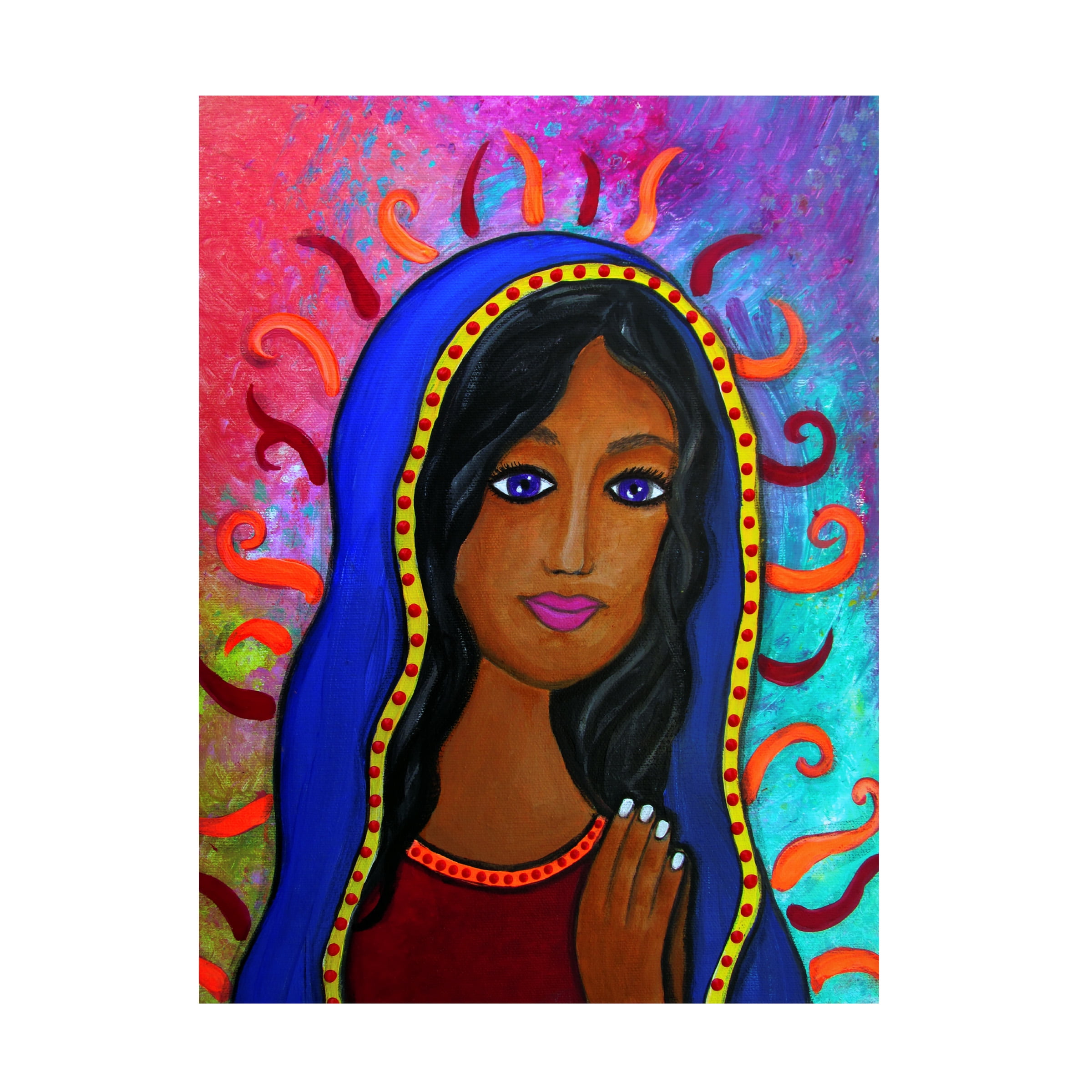 Trademark Fine Art 'Our Lady Of Guadalupe' Canvas Art by Prisarts