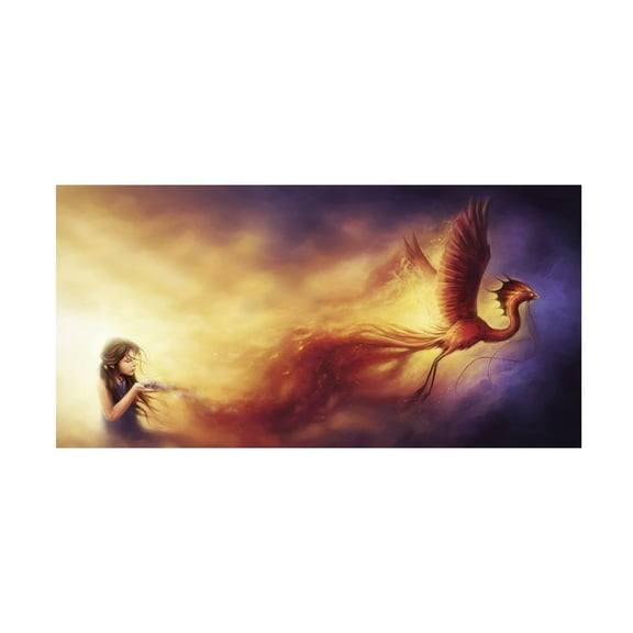Trademark Fine Art 'Out of the Ashes' Canvas Art by JoJoesArt