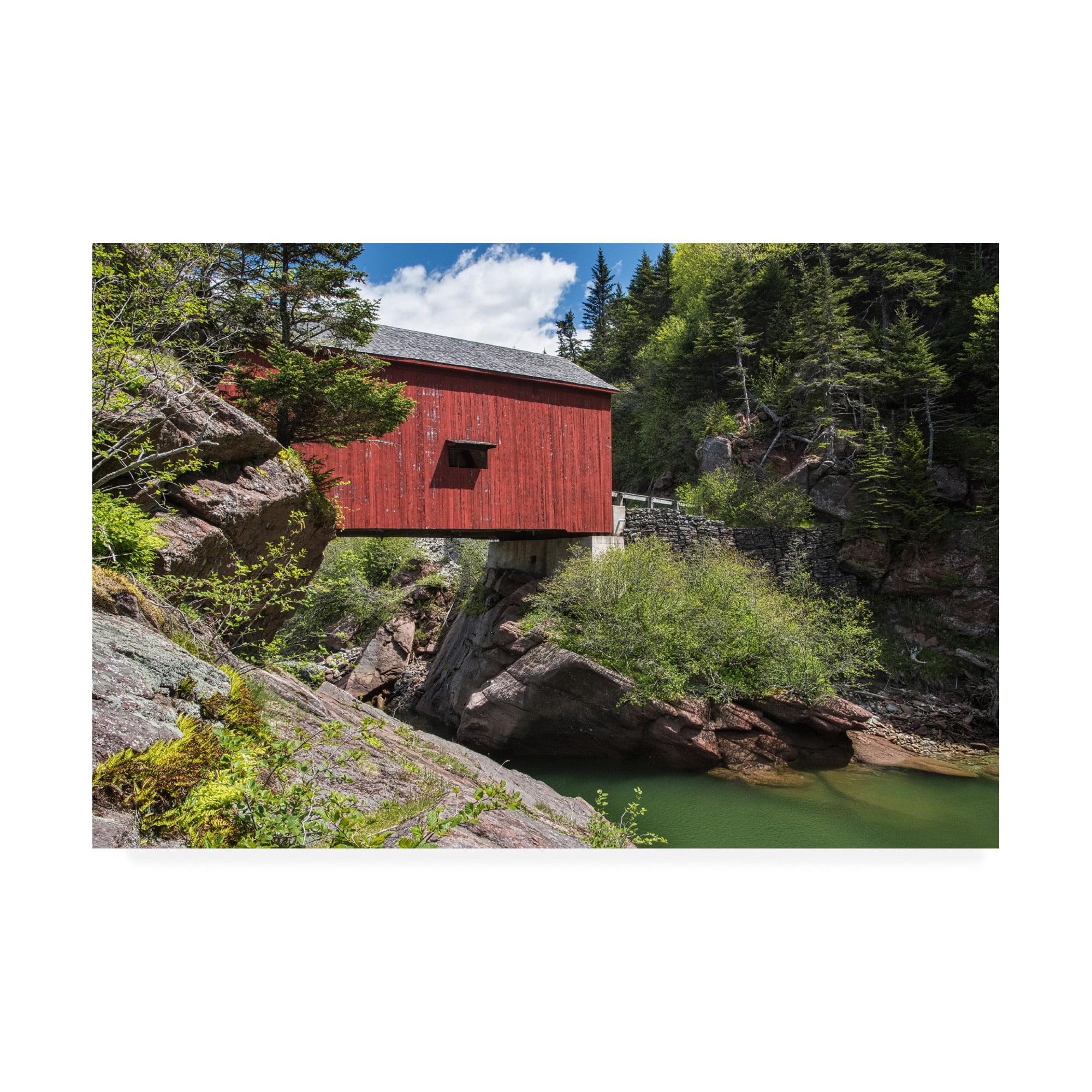 Trademark Fine Art 'Out of the Past' Canvas Art by Chuck Burdic