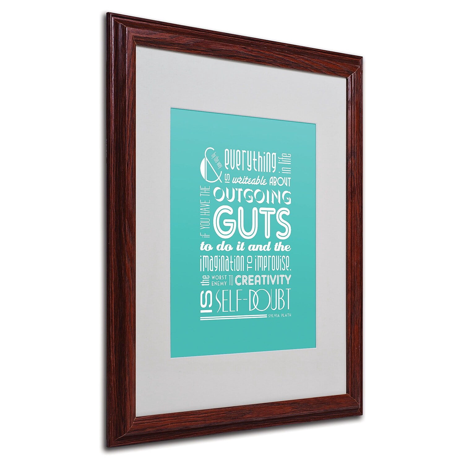 Trademark Fine Art "Outgoing Guts III" Canvas Art by Megan Romo, Wood Frame