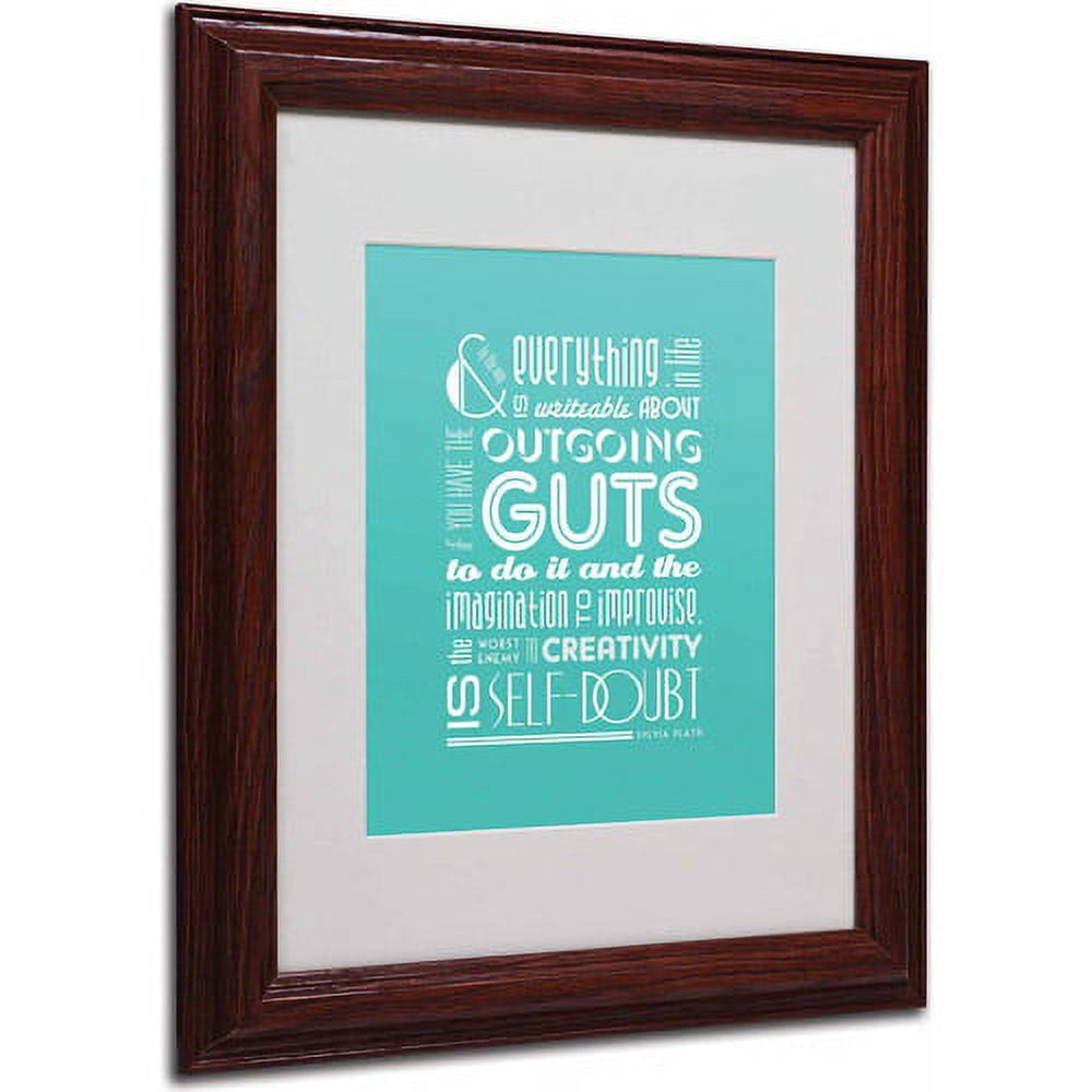 Trademark Fine Art "Outgoing Guts III" Canvas Art by Megan Romo, Wood Frame