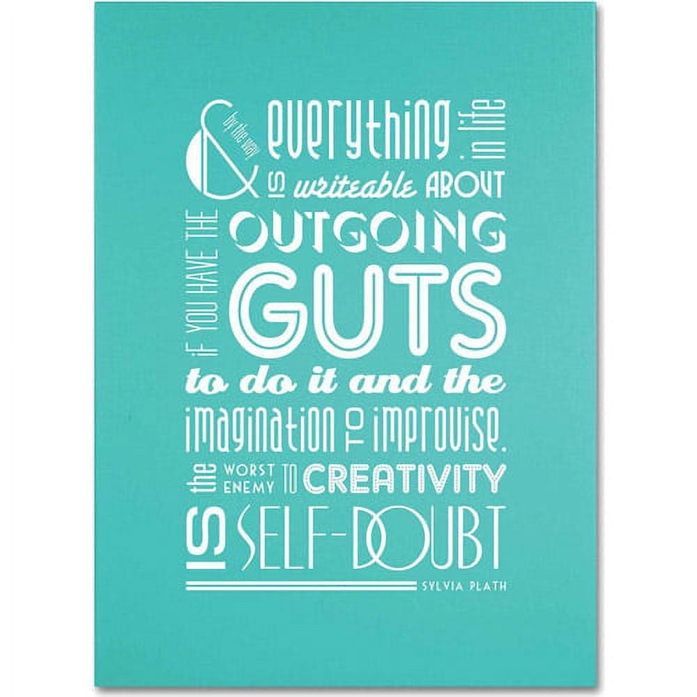 Trademark Fine Art "Outgoing Guts III" Canvas Art by Megan Romo