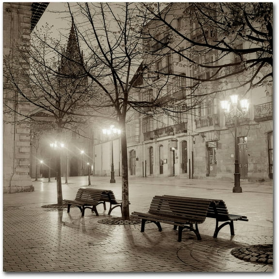 Trademark Fine Art "Oveido Cathedral Bancs II" Canvas Art by Alan Blaustein