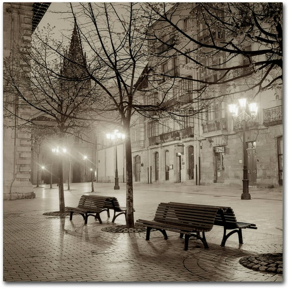 Trademark Fine Art "Oveido Cathedral Bancs II" Canvas Art by Alan Blaustein