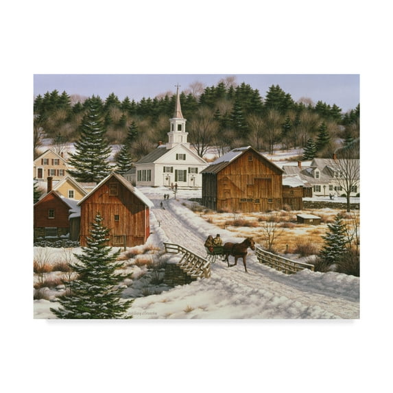 Trademark Fine Art 'Over The Hills We Go' Canvas Art by William Breedon