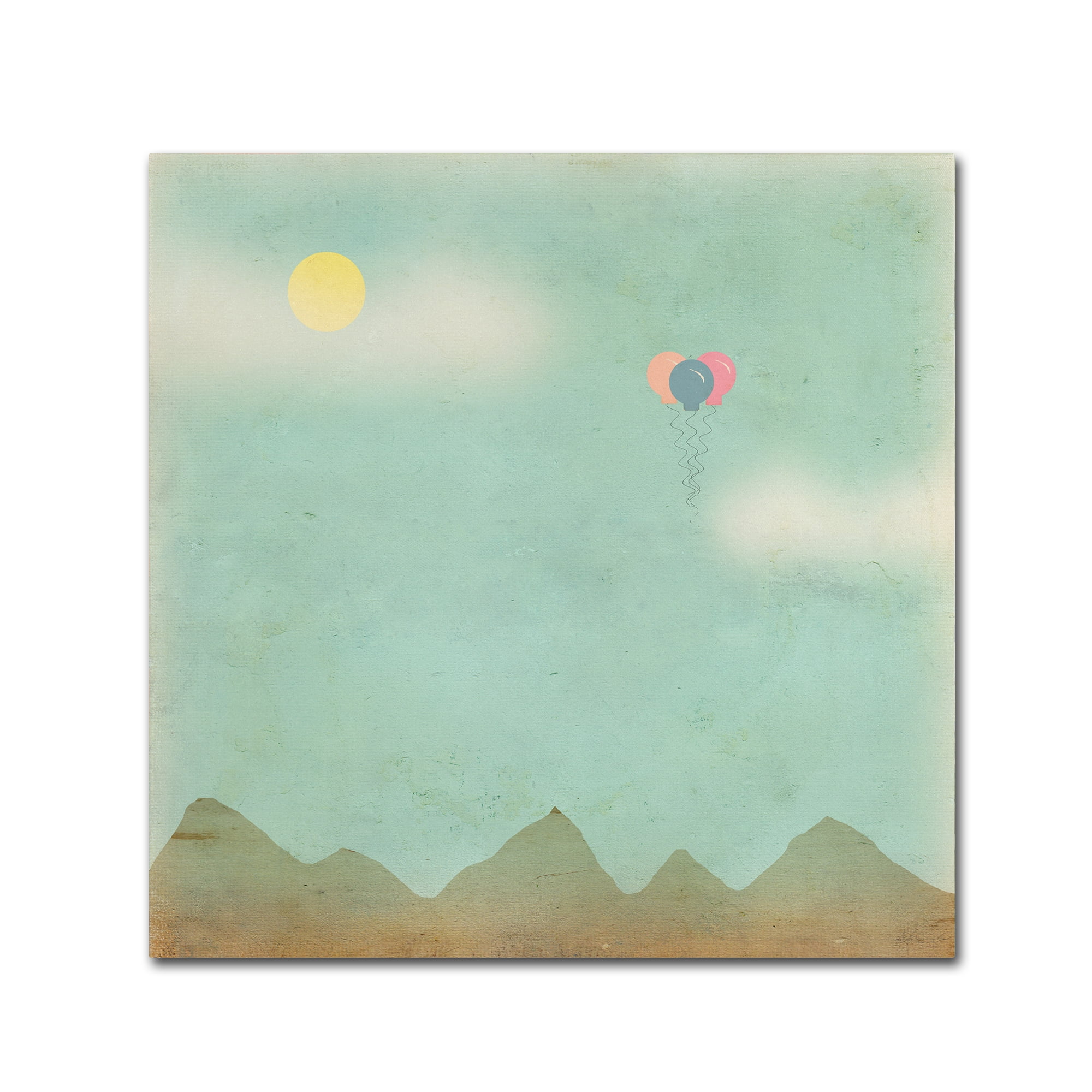 Trademark Fine Art 'Over the Mountains' Canvas Art by Tammy Kushnir