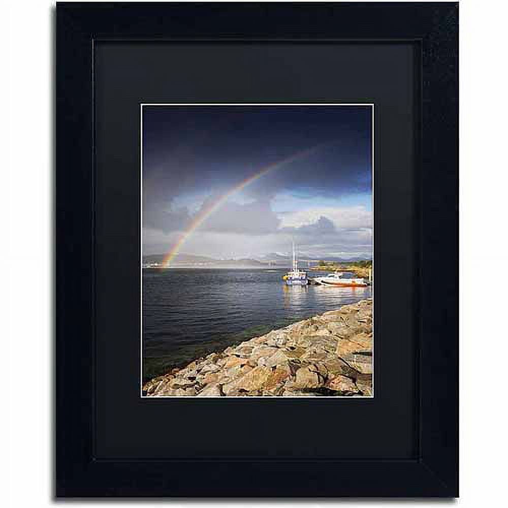 Trademark Fine Art "Over the Rainbow" Canvas Art by Philippe Sainte-Laudy, Black Matte, Black Frame