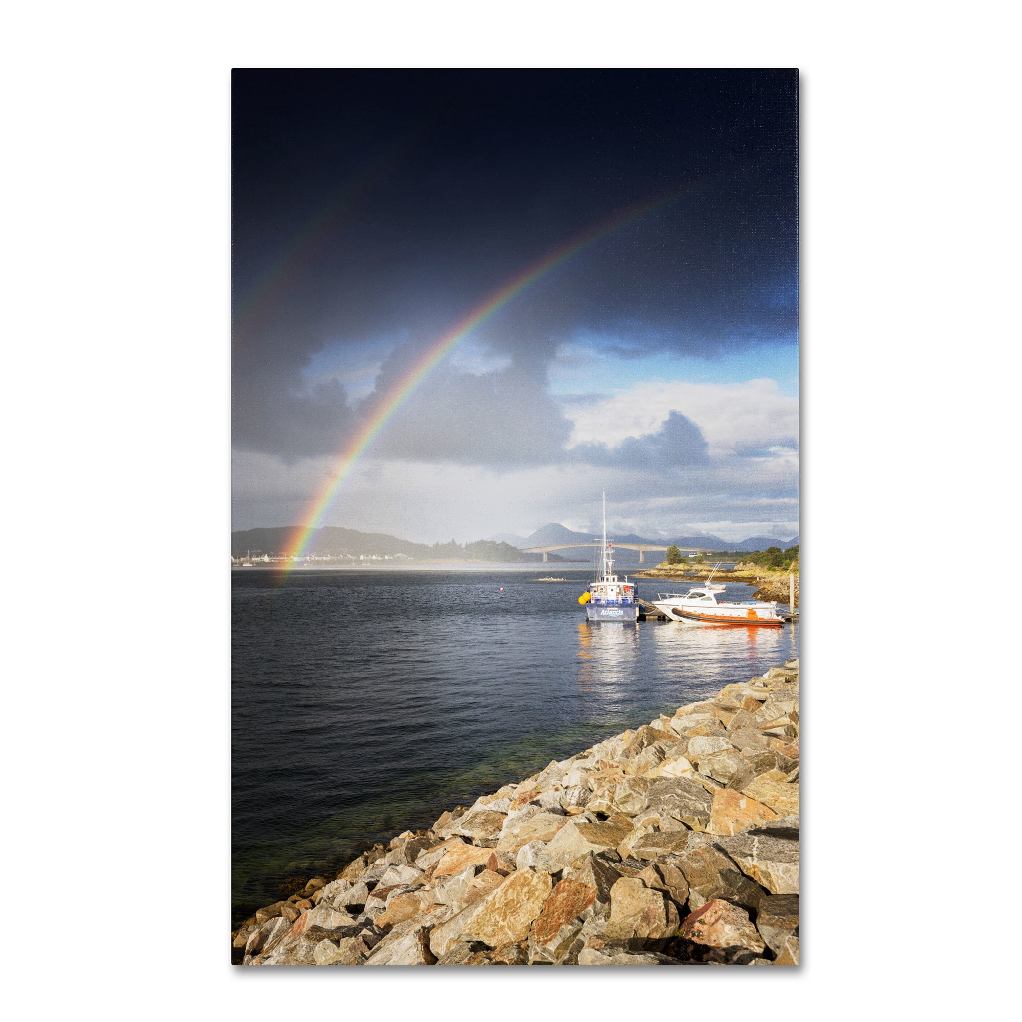 Trademark Fine Art "Over the Rainbow" Canvas Art by Philippe Sainte-Laudy
