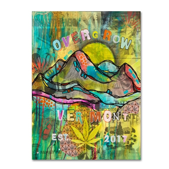 Trademark Fine Art 'Overgrow Vermont' Canvas Art by Dean Russo