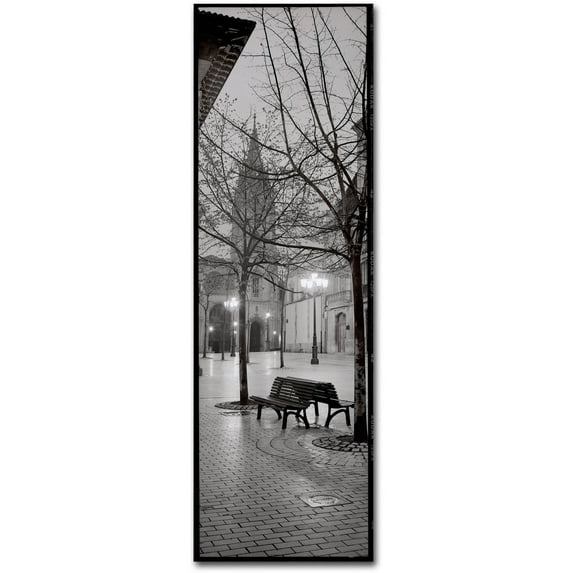 Trademark Fine Art Alan Blaustein Oviedo Cathedral y Bancs Canvas Wall Art - 6x19