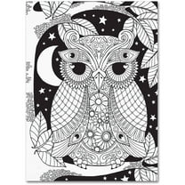 Trademark Fine Art "Owl on a Branch" Canvas Art by Hello Angel