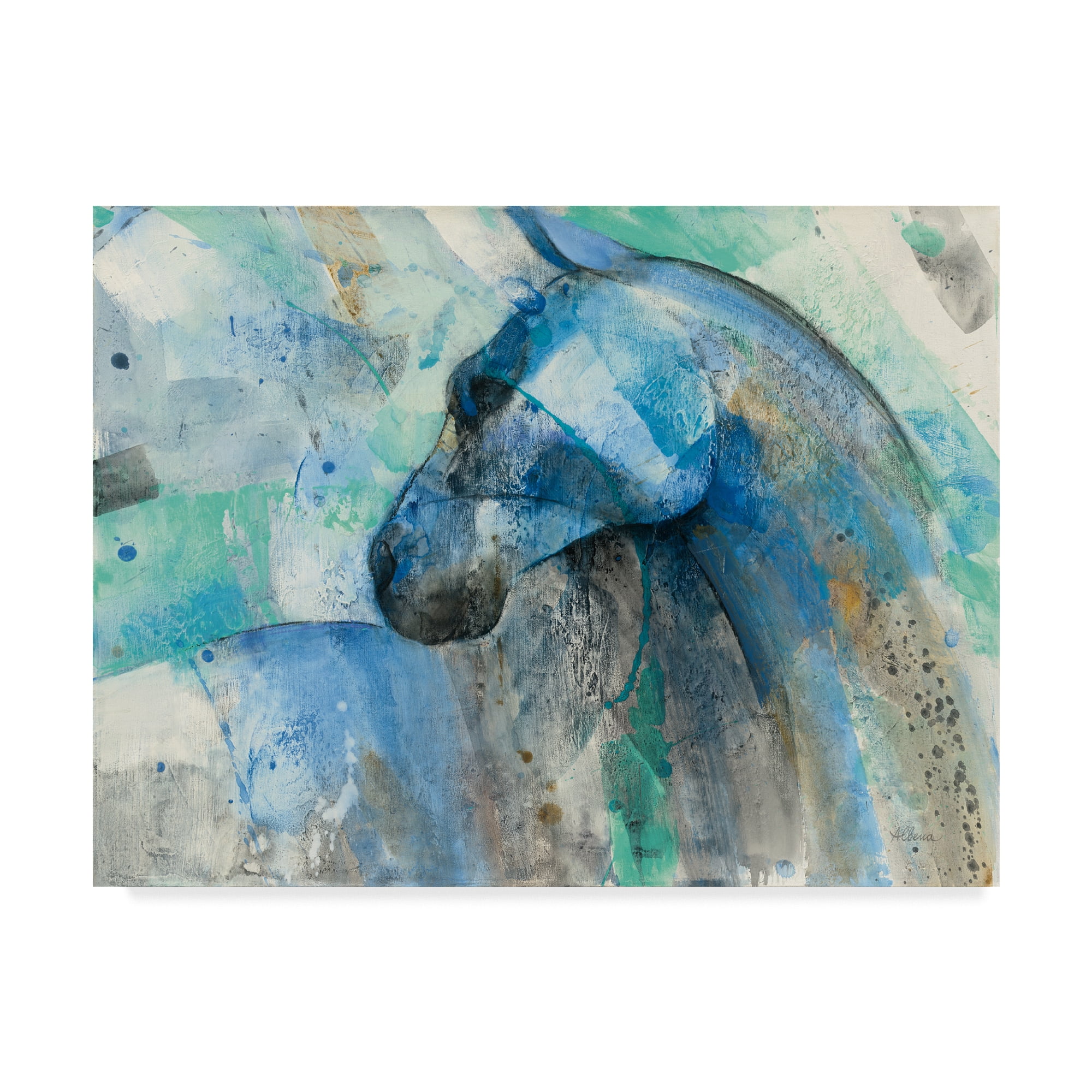 Trademark Fine Art 'Pablo Blue' Canvas Art by Albena Hristova