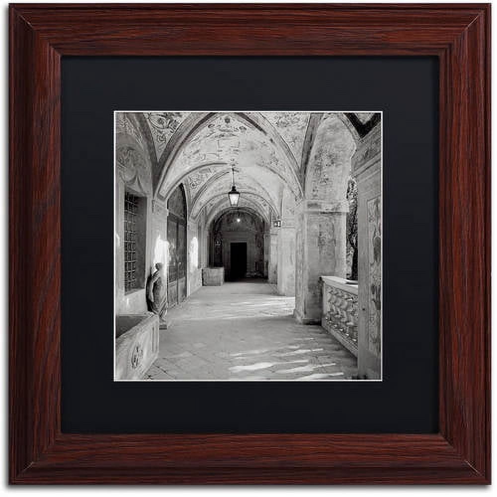 Trademark Fine Art "Padova I" Canvas Art by Alan Blaustein, Black Matte, Wood Frame