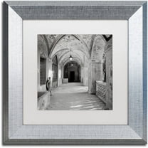 Trademark Fine Art "Padova I" Canvas Art by Alan Blaustein, White Matte, Silver Frame