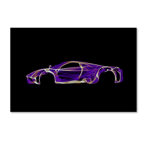Trademark Fine Art 'Pagani Huayra' Canvas Art by Octavian Mielu