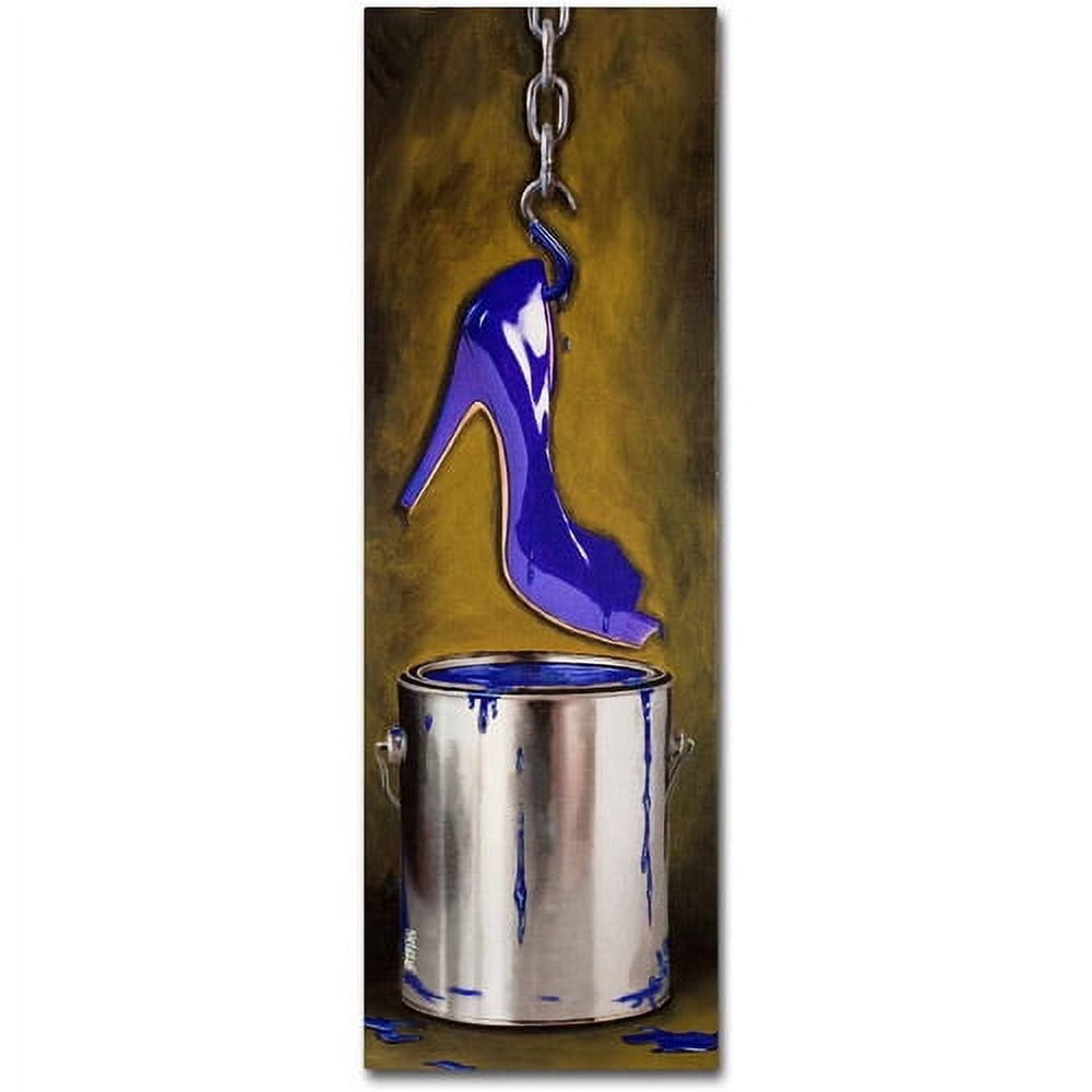 Trademark Fine Art "Paint Can Shoe" Canvas Art by Roderick Stevens