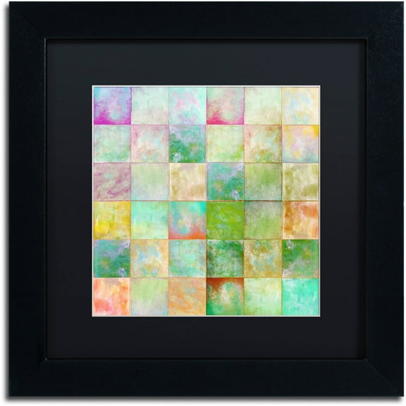 Trademark Fine Art "Paintbox" Canvas Art by Color Bakery Black Matte, Black Frame