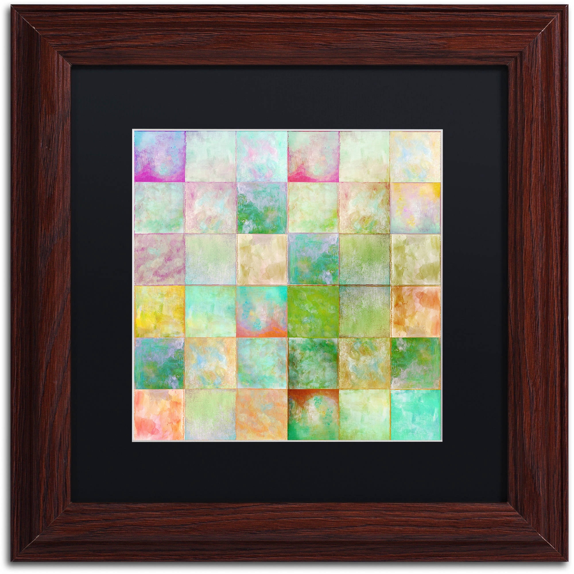 Trademark Fine Art "Paintbox" Canvas Art by Color Bakery Black Matte, Wood Frame