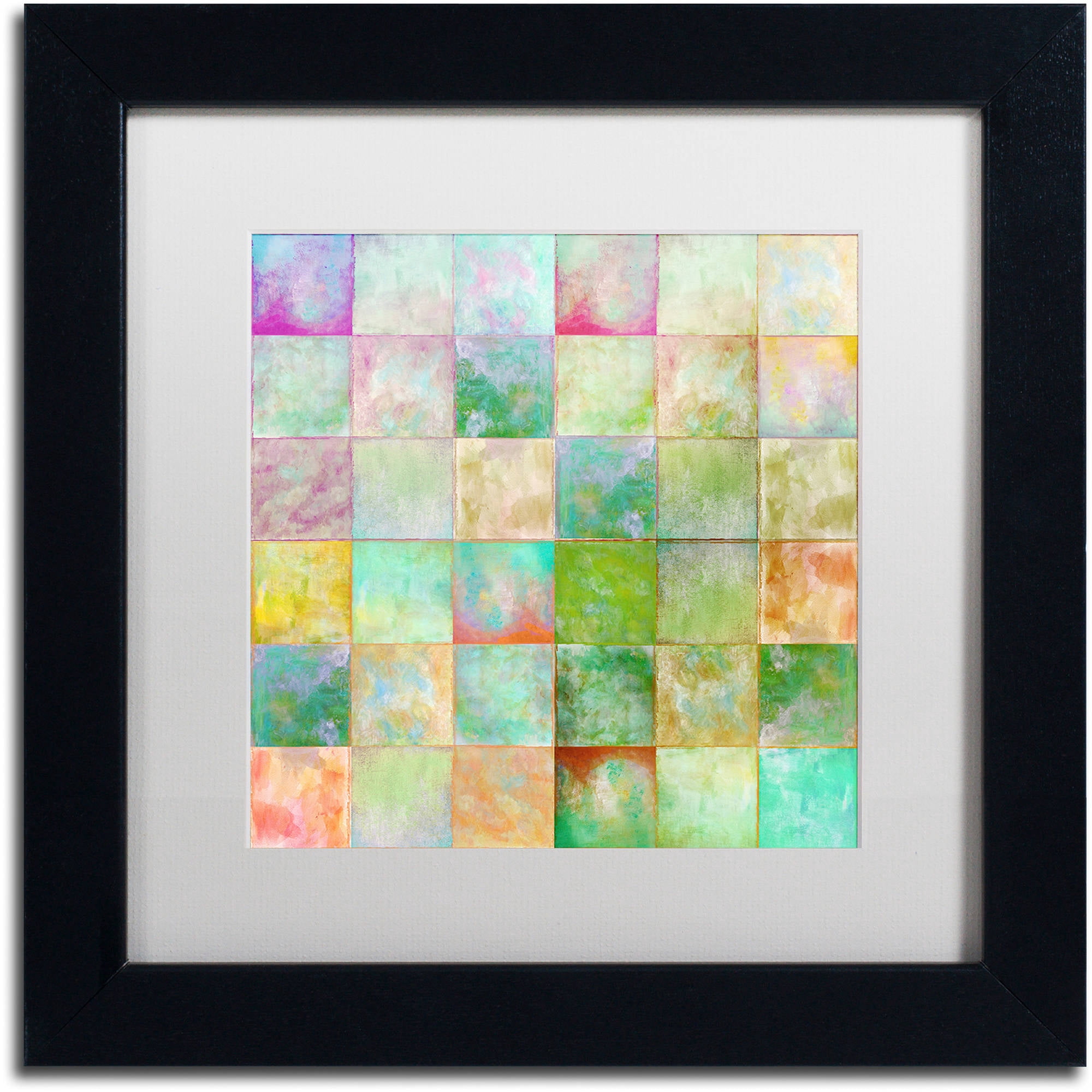 Trademark Fine Art "Paintbox" Canvas Art by Color Bakery White Matte, Black Frame