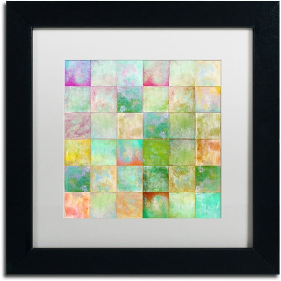 Trademark Fine Art "Paintbox" Canvas Art by Color Bakery White Matte, Black Frame