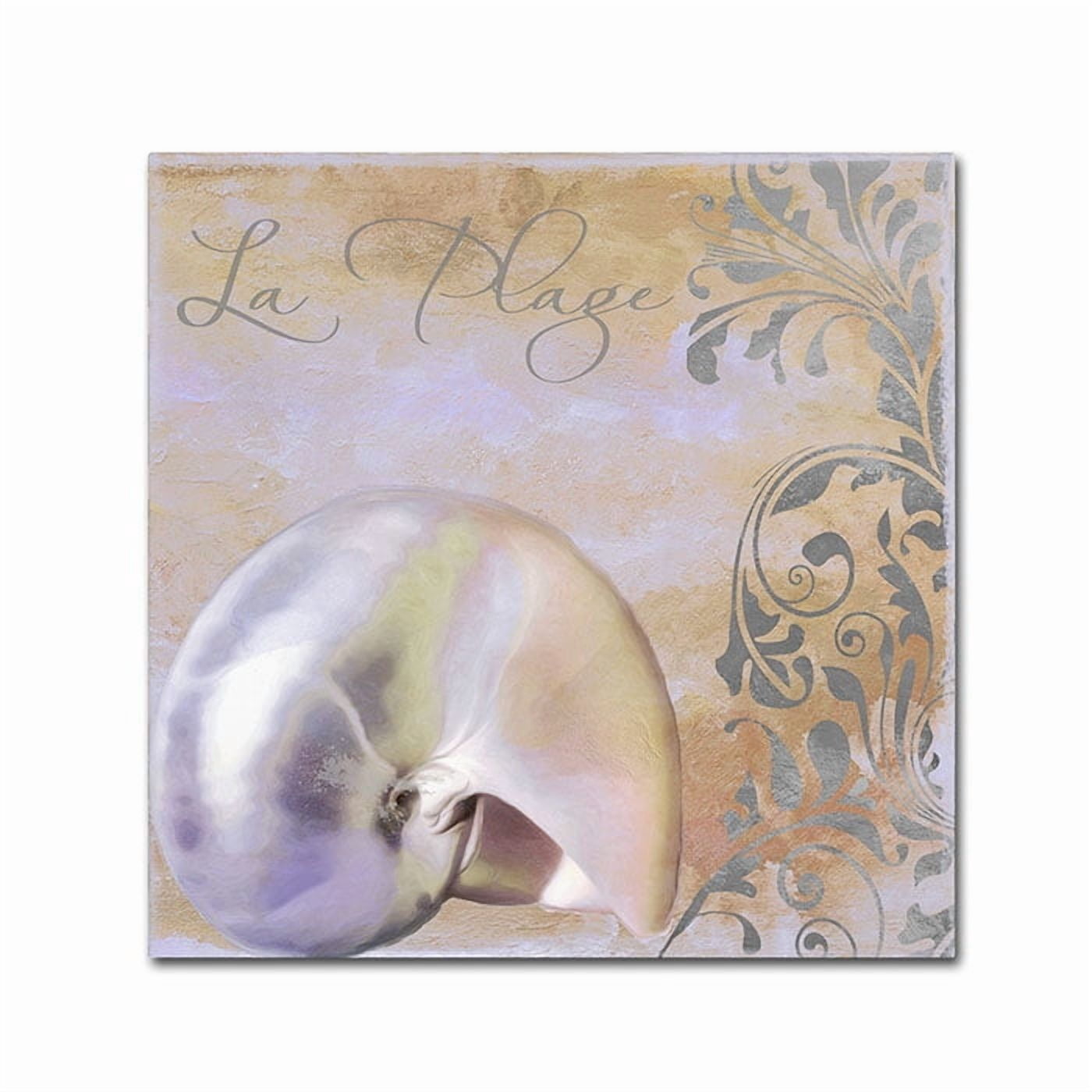 Trademark Fine Art "Painted Sea IV" Canvas Art by Color Bakery