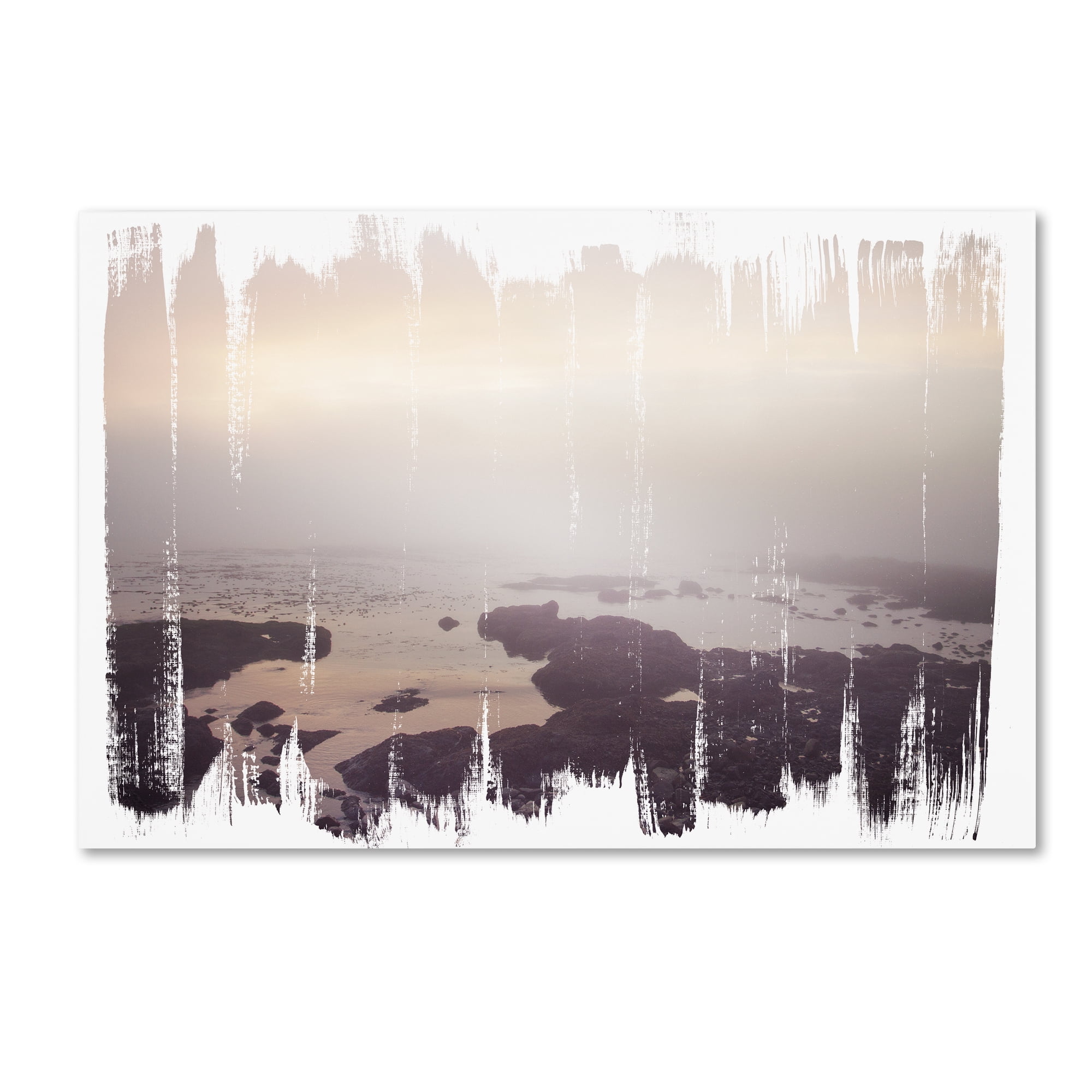 Trademark Fine Art "Painted Seaside I" Canvas Art by Laura Marshall