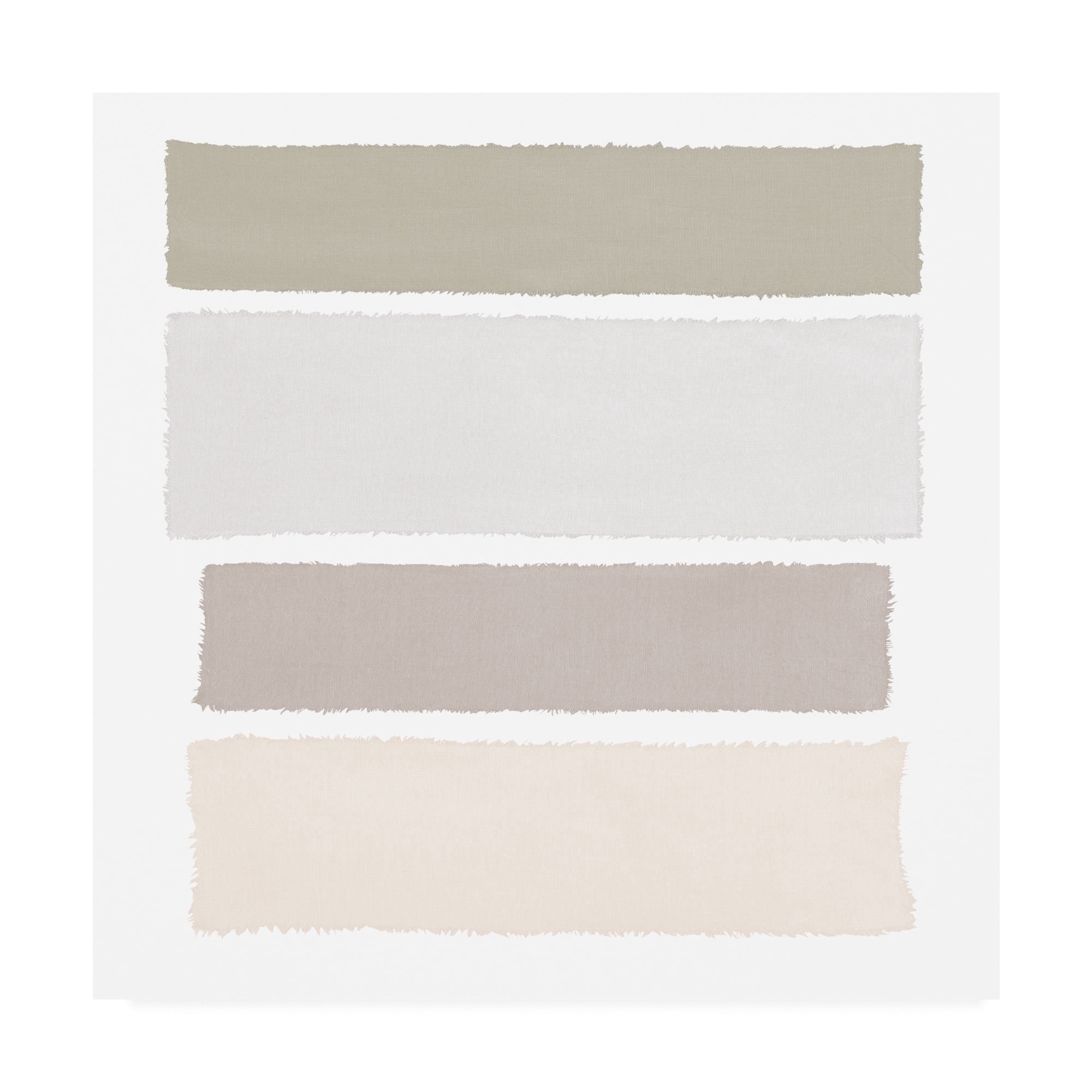 Trademark Fine Art 'Painted Weaving I Neutral on White Sq' Canvas Art by Piper Rhue