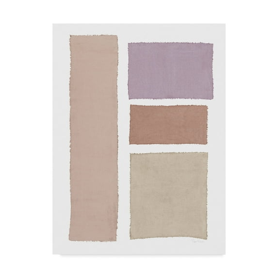 Trademark Fine Art 'Painted Weaving III on White Blush' Canvas Art by Piper Rhue