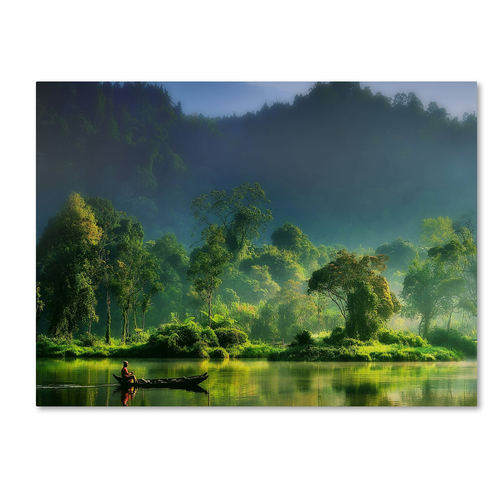 Trademark Fine Art 'Painting Of Nature' Canvas Art by Hardibudi