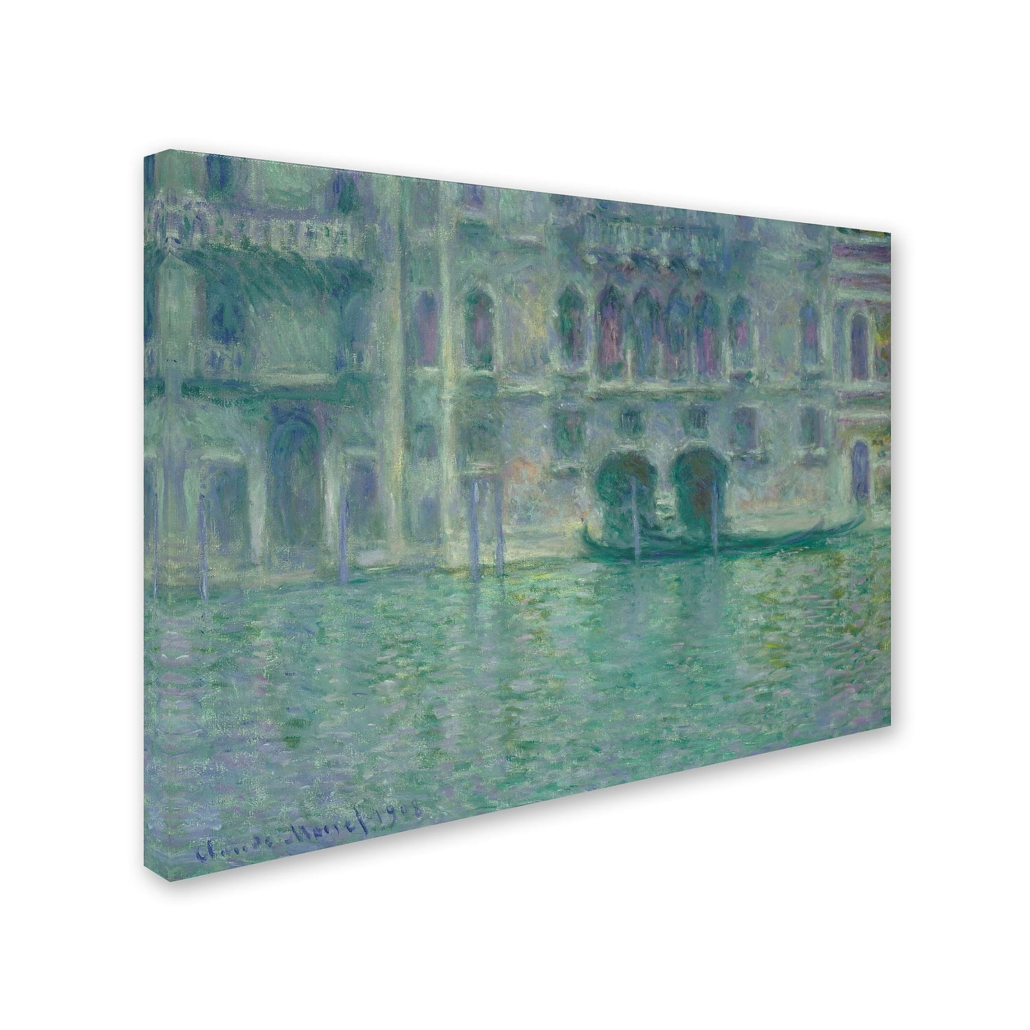 Claude Monet Palazzo Da Mula Venice 1908 Canvas Art