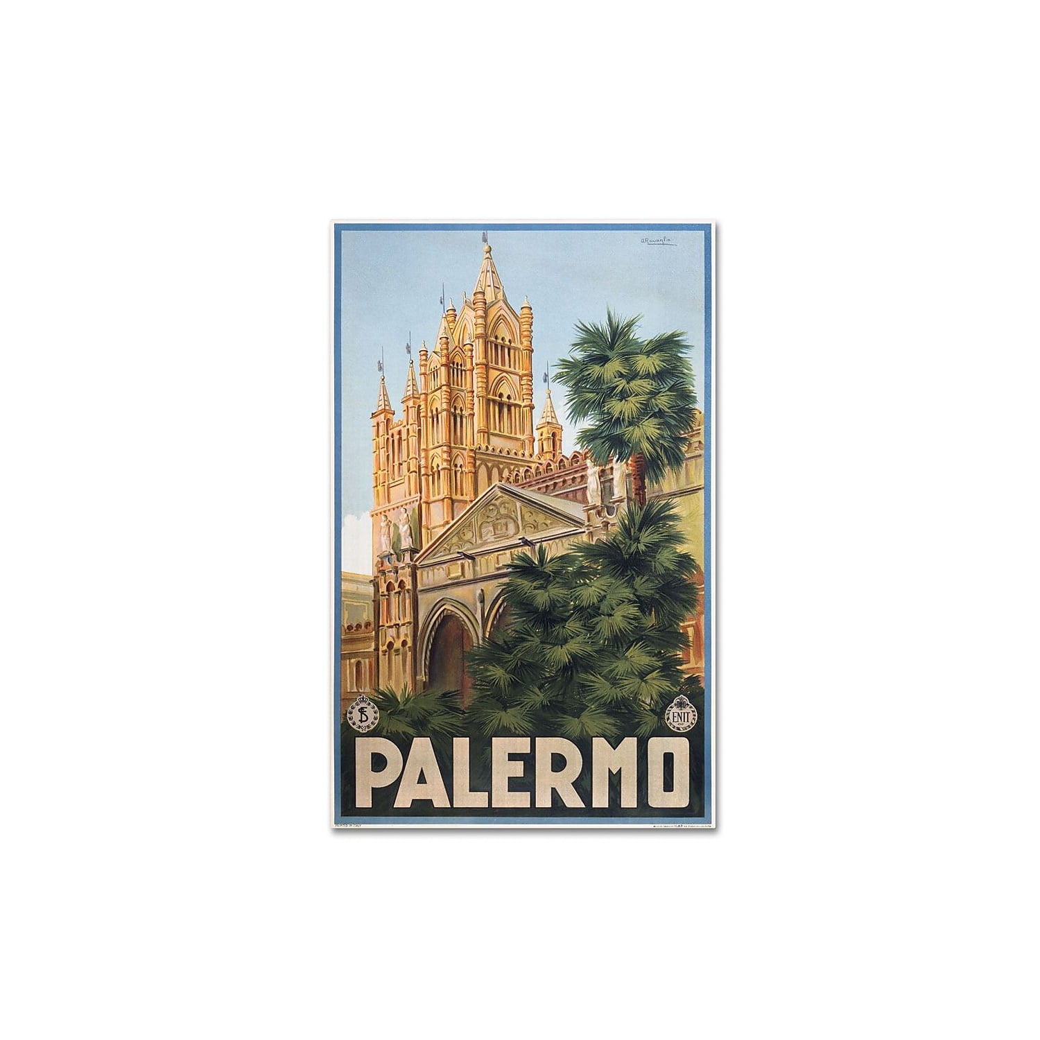Trademark Fine Art "Palermo" Canvas Art