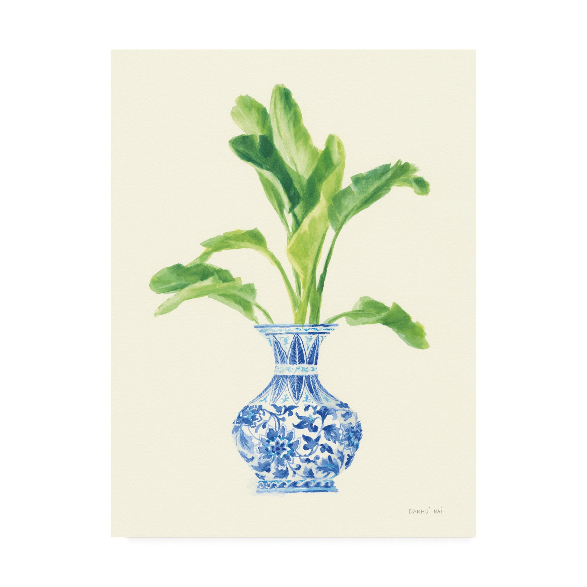 Trademark Fine Art 'Palm Chinoiserie I' Canvas Art by Danhui Nai