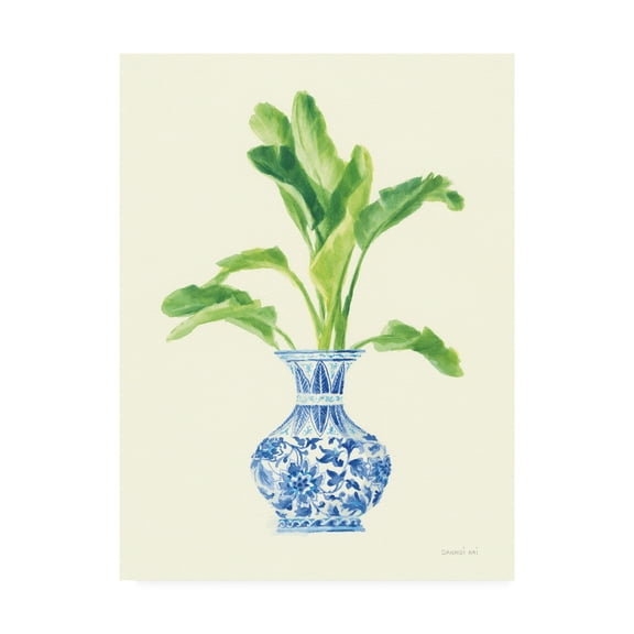 Trademark Fine Art 'Palm Chinoiserie I' Canvas Art by Danhui Nai