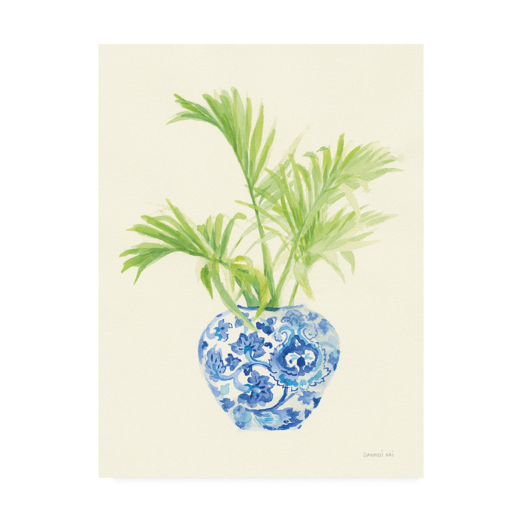Trademark Fine Art 'Palm Chinoiserie II' Canvas Art by Danhui Nai