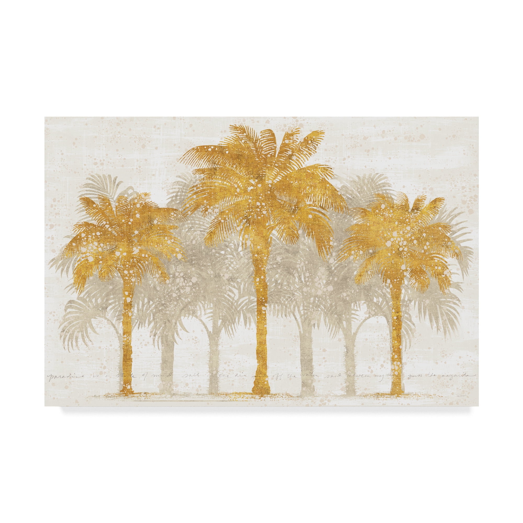 Trademark Fine Art 'Palm Coast I' Canvas Art by Sue Schlabach