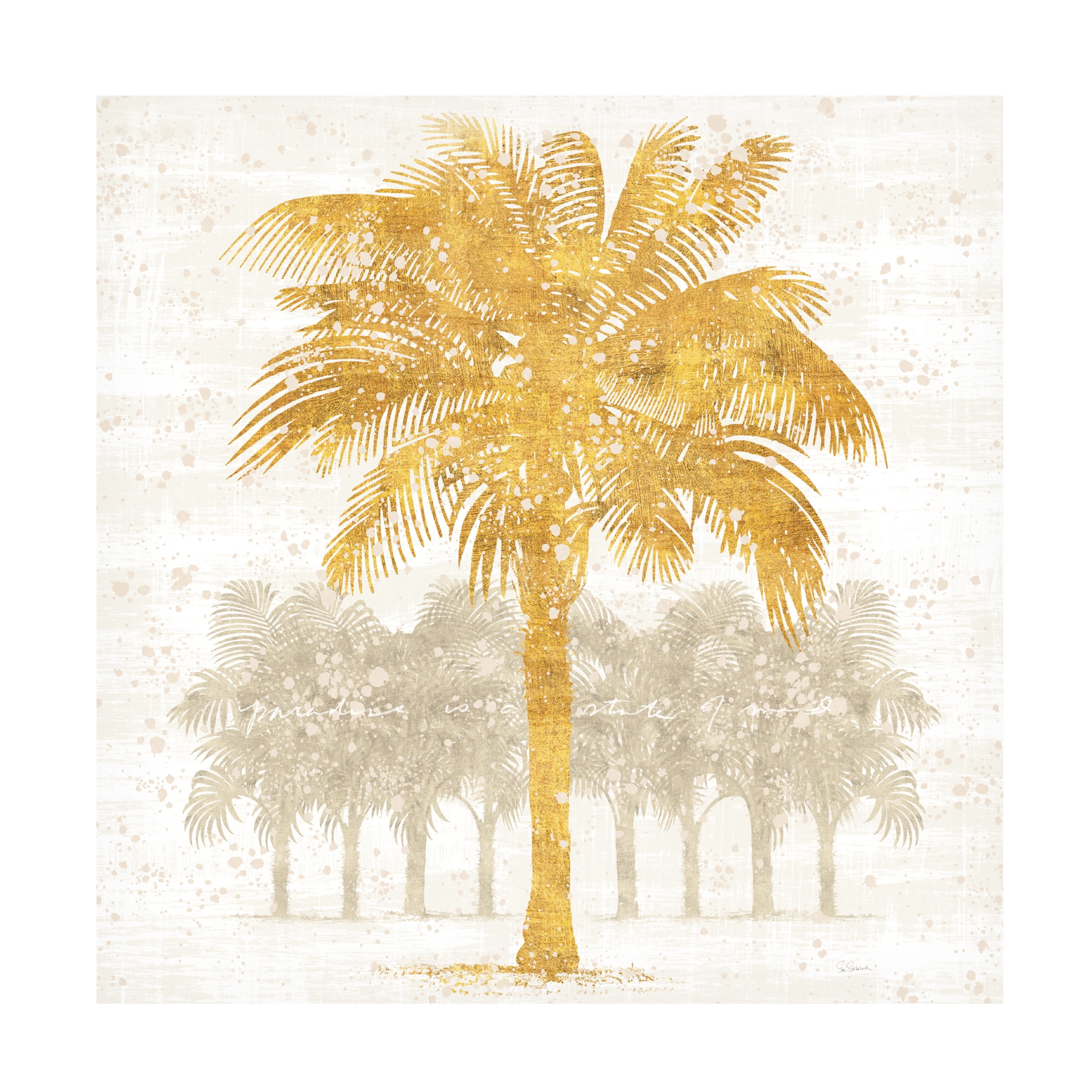Trademark Fine Art 'Palm Coast II' Canvas Art by Sue Schlabach