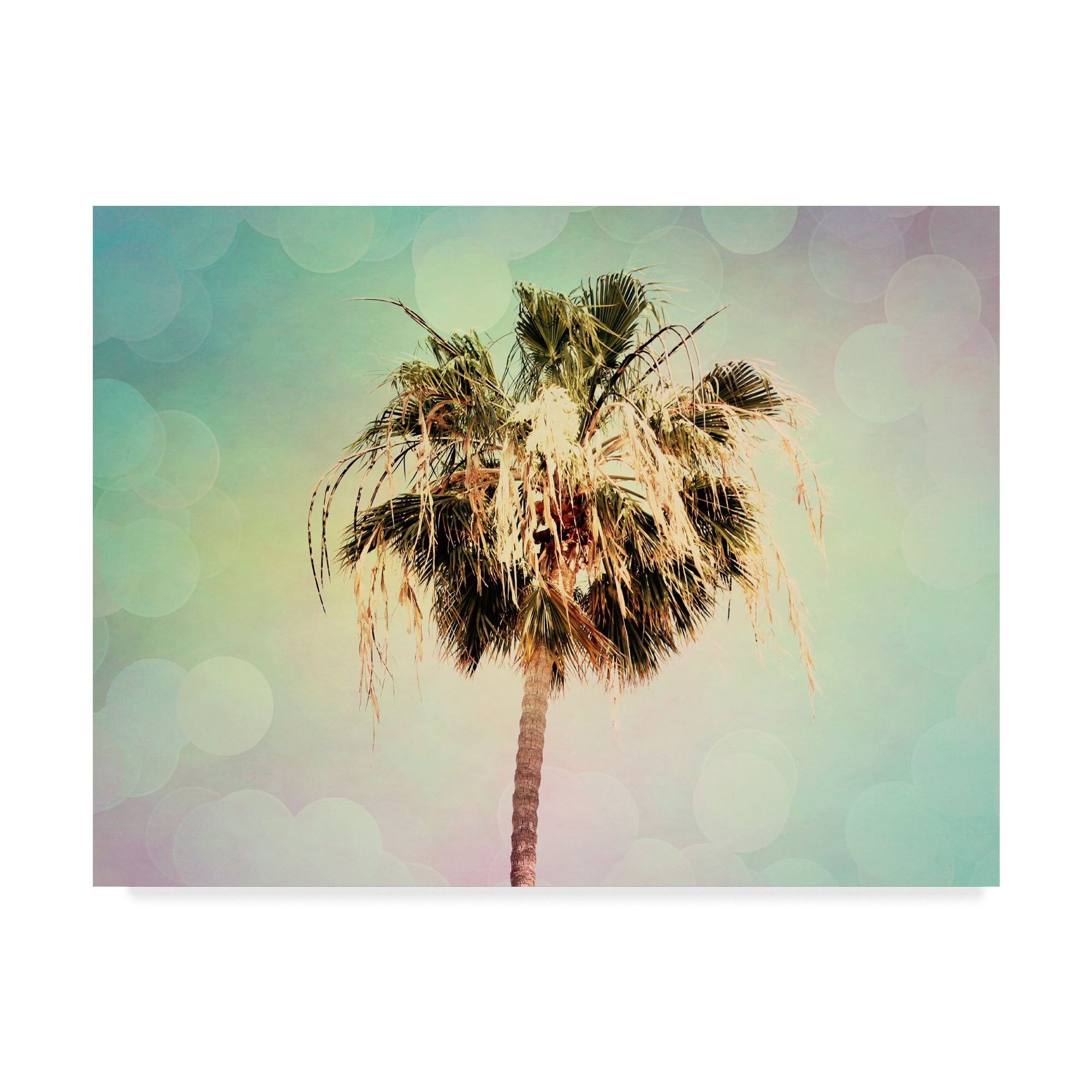 Sylvia Coomes Palm Trees Canvas Art Print in Green and Beige
