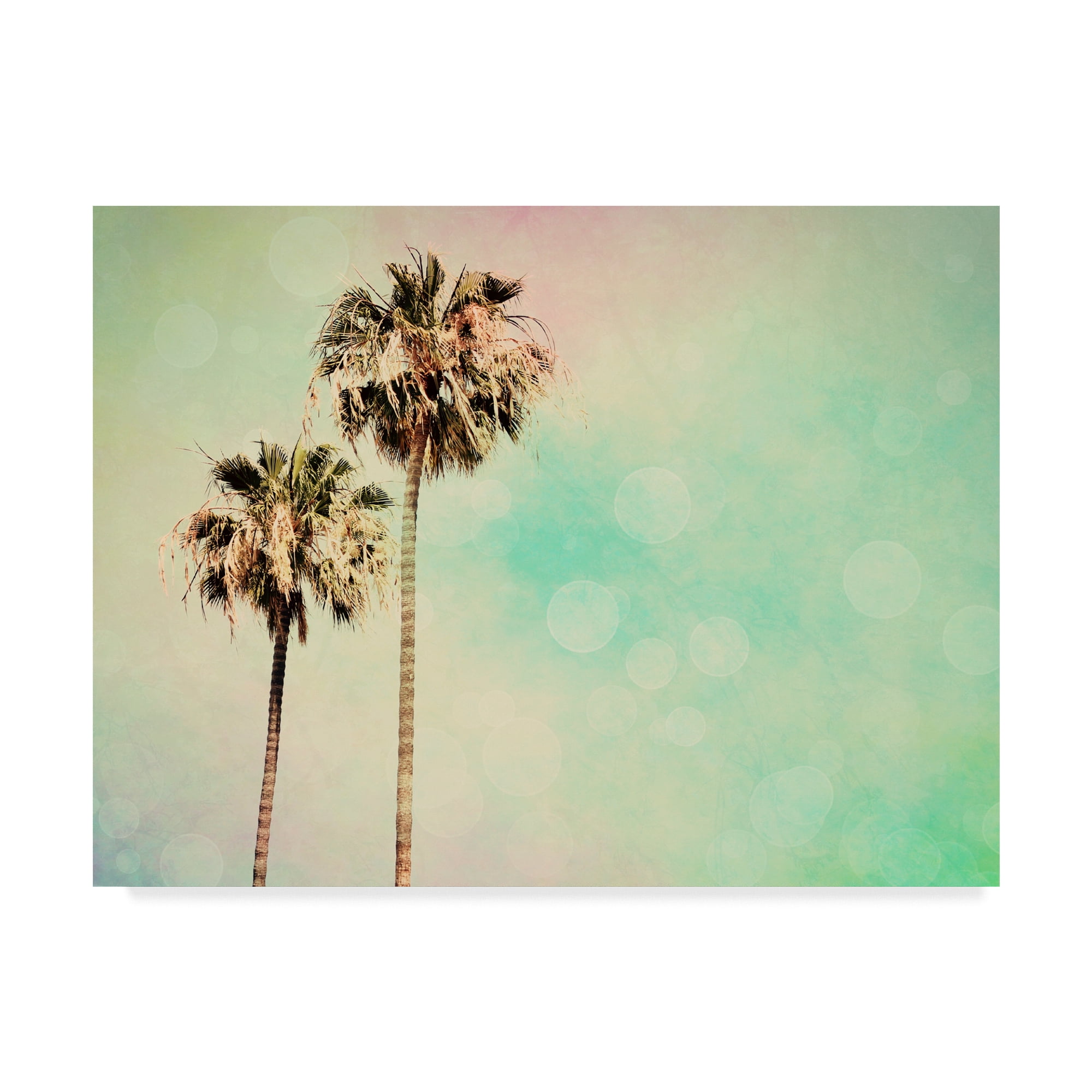 Sylvia Coomes Palm Trees Pastel Canvas Art Print, 14 x 19