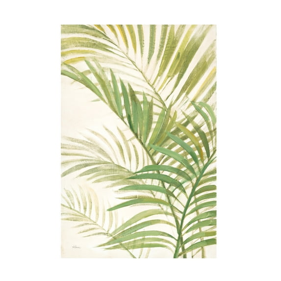 Trademark Fine Art 'Palms I Bright' Canvas Art by Albena Hristova