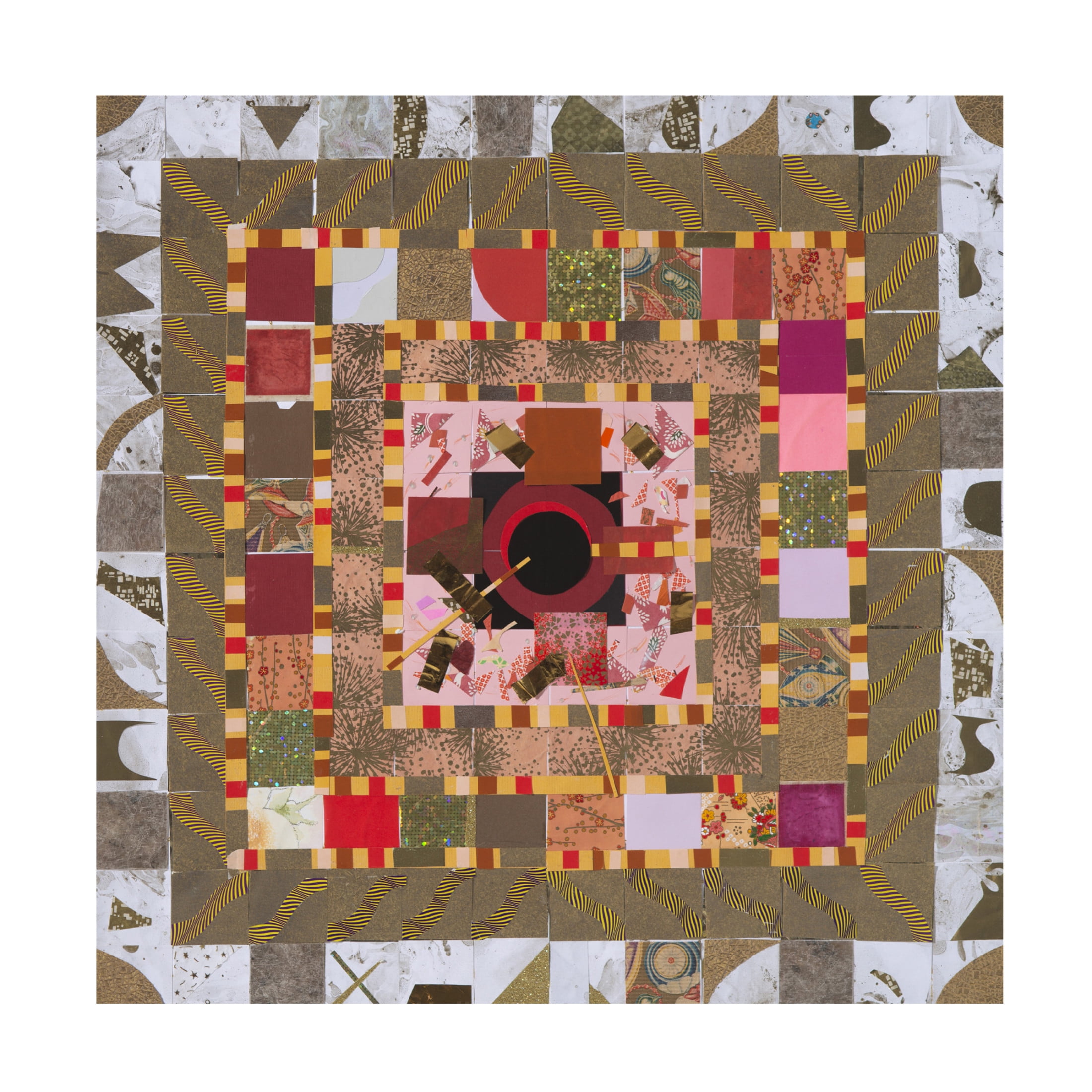 Trademark Fine Art Pamela Fingado  Labrynth Canvas Wall Art