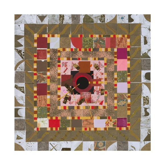 Trademark Fine Art Pamela Fingado  Labrynth Canvas Wall Art