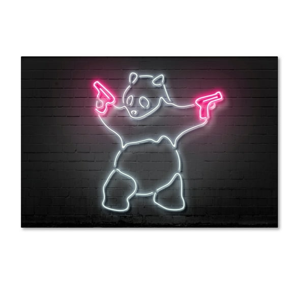 Trademark Fine Art 'Panda' Canvas Art by Octavian Mielu
